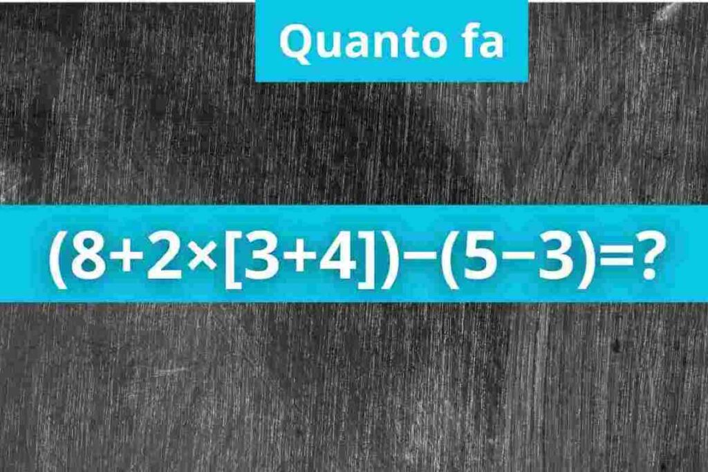 Test matematico